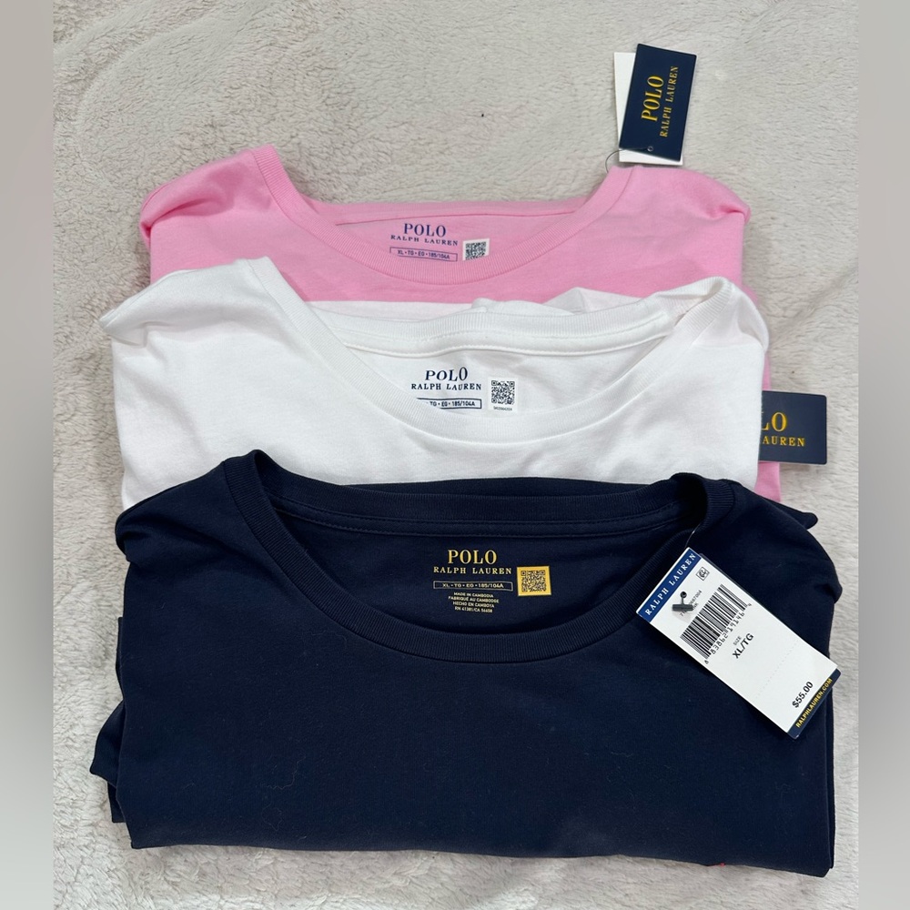 Polo Ralph Lauren Men’s cotton tshirt 3-pack size XL